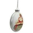 thumbnail image 5 of Northlight Norman Rockwell Christmas Disc  Glass Ornaments - 3" - Set of 3, 5 of 6