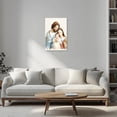 thumbnail image 2 of ZHONGYUTONG Holy Family Pictures Jesus and Virgin Mary Canvas Catholic Wall Art God Poster Christian Painting for Church Decor Framed (20.00" x 30.00"), 2 of 5