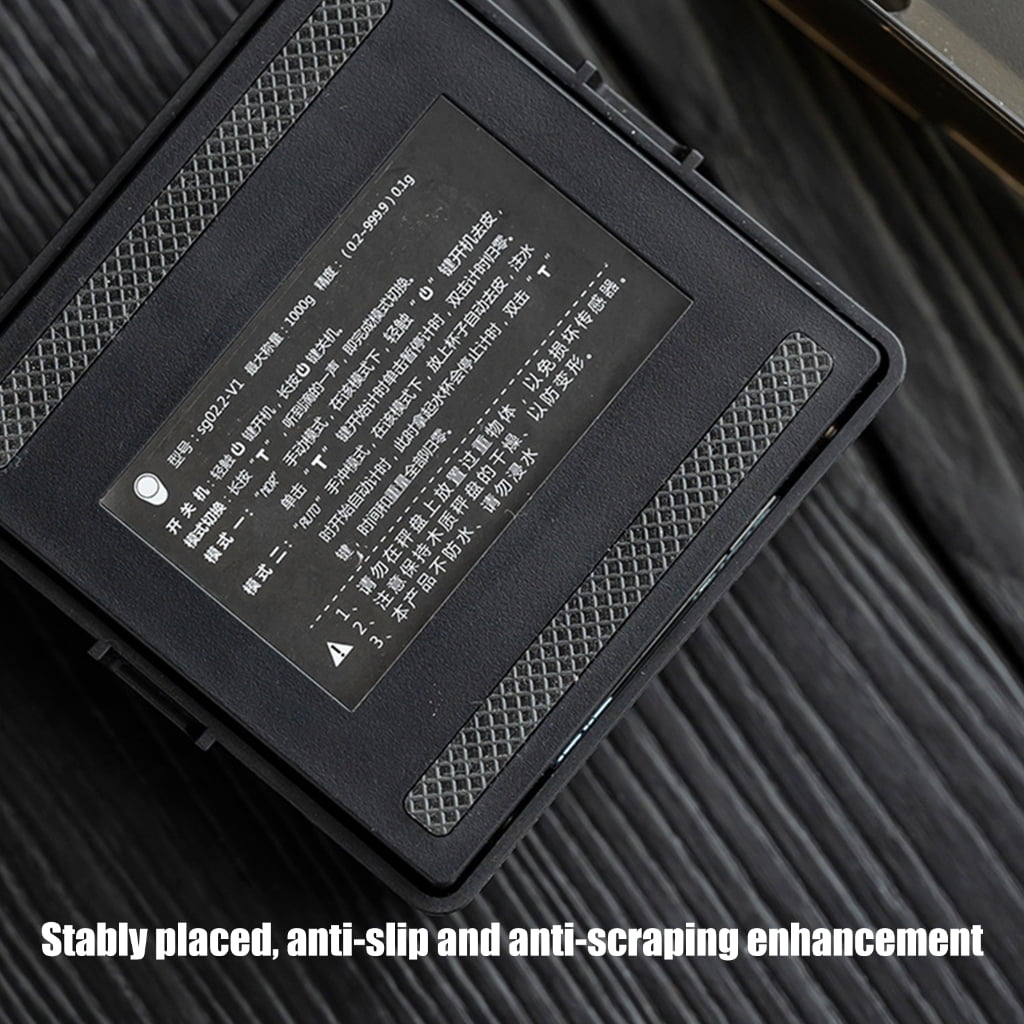 High Observability LED Digitalized Kitchen Scale Highlighting Clock for Accurate Coffee Compact Plan Twelve h