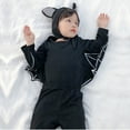 thumbnail image 3 of JTieacloth Boys Clothing Sets Boys Outfit Long Sleeve Bat Wing 3 Piece Set For Kids Toddler Boys Fall Winter Party Dress Up Play,Sizes 2-3 Years(Black), 3 of 6