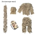 thumbnail image 1 of Braveheart Camouflage Children Suit Outdoor Hunting Kids Clothing Top Pant Cap Rope Storage Bag Set, Desert, 155cm Height Under, 1 of 4