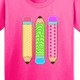 thumbnail image 4 of Inktastic Colorful Patterned Pencils for Back to School Youth T-Shirt, 4 of 5