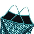 thumbnail image 4 of iEFiEL Girls Glitter Mermaid Costume Ballet Dance Gymnastics Leotard Tutu Dress A Lake_Blue 8, 4 of 7