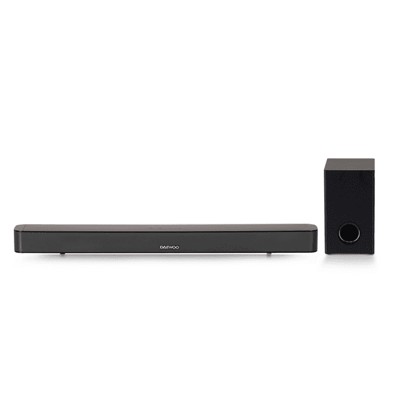 Barra De Sonido Teatro En Casa Inalámbrico Subwoofer Daewoo Modelo Stormbar Bluetooth Dw3282s 100w Rms Color Negro