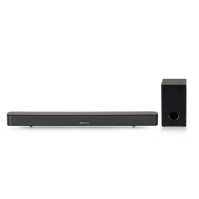 Barra De Sonido Teatro En Casa Inalámbrico Subwoofer Daewoo Modelo Stormbar Bluetooth Dw3282s 100w Rms Color Negro