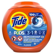 Tide PODS Laundry Detergent Soap Pacs, Original Scent, 42 Count