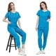 thumbnail image 1 of Bata quirúrgica de dentista, traje dividido para lavarse las manos, ropa de trabajo de enfermería, ropa de enfermera elástica de secado rápido, 1 of 5