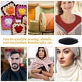 thumbnail image 6 of 16pcs Hijab Pins Black and White Brooch Pins Hijab Oval Plastic Cover Safety Pins Scarf Hijab Lapel Pin Buckles for DIY Ladies Hair Dressing Accessories Women Muslim, 6 of 6
