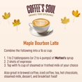 thumbnail image 3 of Matteo's Sugar Free Coffee Syrup, Maple Bourbon, 750mL, 0 Calories, 0 Sugar, (Single Bottle), 3 of 5