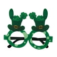 thumbnail image 1 of Gafas de lujo para disfraces Hugo Día de San Patricio Estilo B, 1 of 9