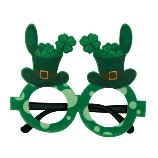 Gafas de lujo para disfraces Hugo Día de San Patricio Estilo B