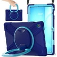thumbnail image 1 of Funda para Samsung Galaxy Tab S10 FE+ Plus de 13,1 pulgadas, modelo 2025 (X620/X626B), funda de silicona resistente con asa, soporte de 360 ​​grados, correa y soporte para S Pen., 1 of 9