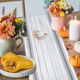 thumbnail image 4 of Gray Pumpkin Table Runner, Autumn Thanksgiving Kitchen Dining Table Decoration for Home Party Decor 13x70 Inches, 4 of 9