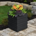 thumbnail image 3 of Mayne Inc Freeport Patio Planter, 18 by 18-Inch, Black, 3 of 5