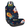 thumbnail image 1 of Fotbe Spaceships and Stars Funda para Asiento de Auto con Estampado – Impermeable y Antisudor – Ajuste Universal, Lavable a Máquina, Antideslizante (1 Pieza), 1 of 5