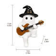 thumbnail image 3 of Halloween Ghost Decor Colorful Resin Ghost Figurine Spooky Home Decor for Tiered Tray Shelf Desktop Party Display Home Holiday Decoration, 3 of 6