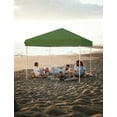 thumbnail image 3 of EDTara 10x10 FT Quick-Set Pop-Up Canopy Tent with 1 Removable Sidewall, Instant Outdoor Sun Shelter, One-Push Easy Setup, Adjustable Height, Waterproof UPF 50+ Oxford, Portable Event Tent, 3 of 7