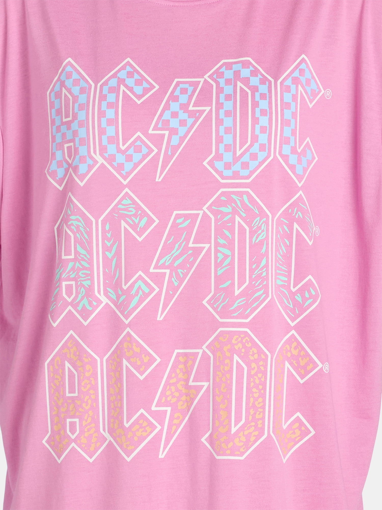 ACDC Junior's Sleep Graphic Tee with Short Sleeves, Sizes S-3X