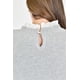 thumbnail image 5 of Sueter con cuello y puños de encaje Roman Fashion /Tallas Extras, 4015 (Gris claro) gris 42, 5 of 7