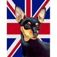 thumbnail image 1 of Min Pin avec Drapeau Britannique Union Jack Taille Jardin, 1 of 1