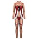 thumbnail image 3 of VISgogo Mono de Navidad para Mujer, Traje de lencería con Estampado erótico Escenario Rendimiento Manga Larga Señoras Elástico Body Mameluco VISgogo moda, 3 of 6