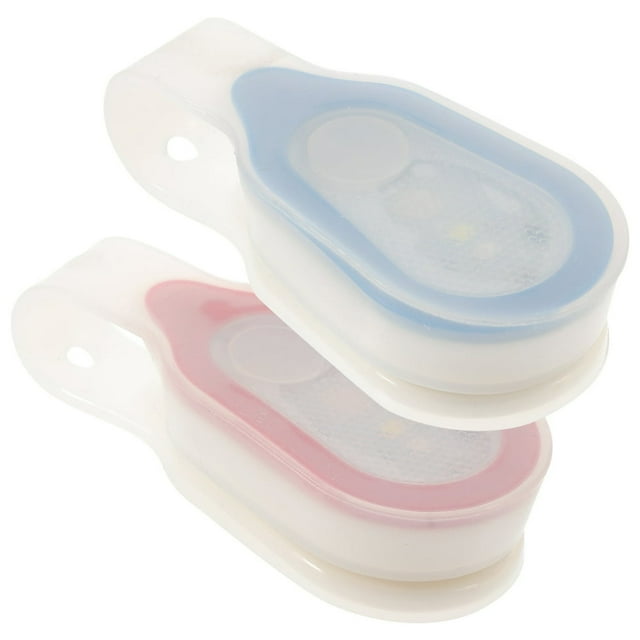 CHUANK 2 Pcs Lampe de Nuit Lavalier pour Veilleuse Infirmière Clip sur Badge de Sécurité LED Mini