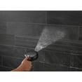 thumbnail image 3 of Delta Faucet ProClean Matte Black Shower Head with Handheld, Showerhead with High Pressure Spray, Handheld Shower Head, 6 Spray Settings, Matte Black 75740BL, 3 of 8