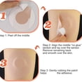 thumbnail image 6 of SUKVPSI 25 Pack Freestyle Bandage for Libre 3 Sensor Covers Waterproof 14 Days Overpatch Tape CGM Adhesive Patches Without Hole, Beige, 6 of 6