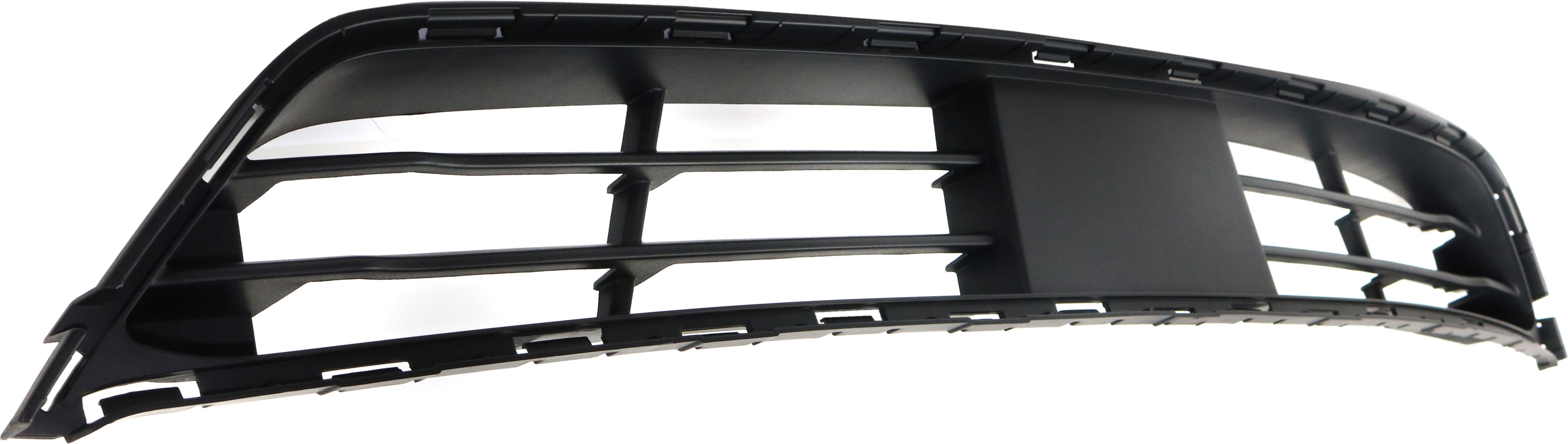 Bumper Grille Compatible With 2017-2018 Hyundai Santa Fe Sport Front Textured Dark Gray