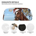 thumbnail image 5 of Goofa Christmas Horse Pattern Leather Pencil Case, Pencil Pouch, Pencil Bag, Pen Case, Pen Pouch, Pen Bag, Pencil Pouches, Pencil Bags,College Pencil Case, 5 of 7
