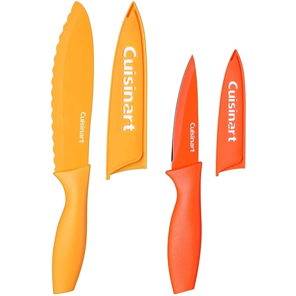 Cuisinart C55CNS-4PUT Advantage Color Collection 2-Piece Non-Stick Cutlery Set, Multicolor