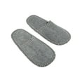 thumbnail image 2 of Unique Bargains 1 Pair Disposable Slippers Foldable Closed Toe Hotel Slippers Medium Gray, 2 of 5