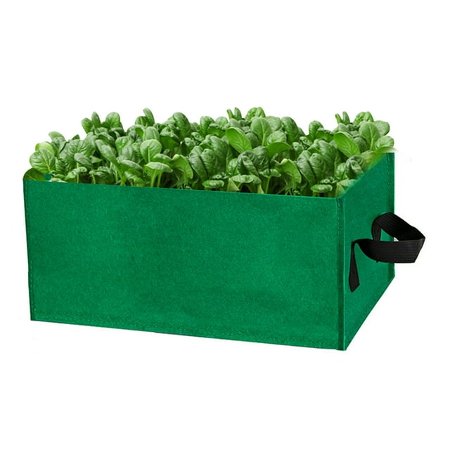 Amdohai Rectangle Garden Grow Bags Planter Box Planting Beds Grow Pots