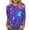 A Multicolor, variant on Womens 3/4 Length Sleeve Tees Plus Size Tops Elegant Sparkly Sequin Print Blouse Casual Crew Neck Soft Tunics Tshirts Party Clothes
