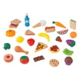 thumbnail image 5 of KidKraft Uptown Espresso Wooden Play Kitchen and 30-Piece Play Food Accessories, 5 of 9