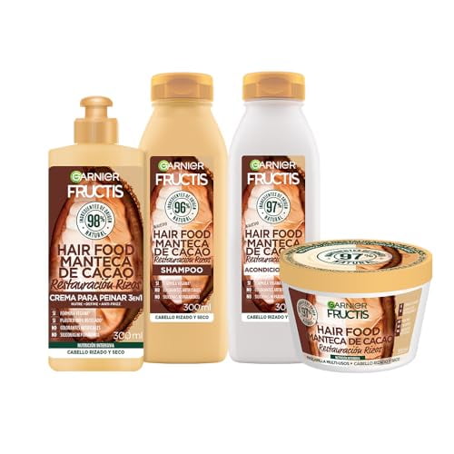 Kit Garnier Fructis Hair Food Cacao rutina completa, 4 unidades Garnier NA