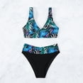 thumbnail image 4 of EHRWE Women's High Waisted Two Pieces Set Swimsuit Green, Sizes S-3XL, 4 of 9