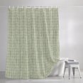 thumbnail image 3 of Sage Green Plaid Shower Curtains for Bathroom, Farmhouse Buffalo Checkered Gingham Waterproof Fabric Shower Curtain, Decorative Bathroom Curtain for Bathtub, 36"x72", No Hooks Included, 3 of 9