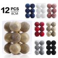 thumbnail image 4 of 12pcs 8cm Christmas Balls Set Multicolor Christmas Decorations 2023 New Year Xmas Tree Ornaments Set for Home Party, 4 of 5