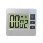 2- Large Digits LCD 24H Display Clock Cook Up Clock Battery Pcs