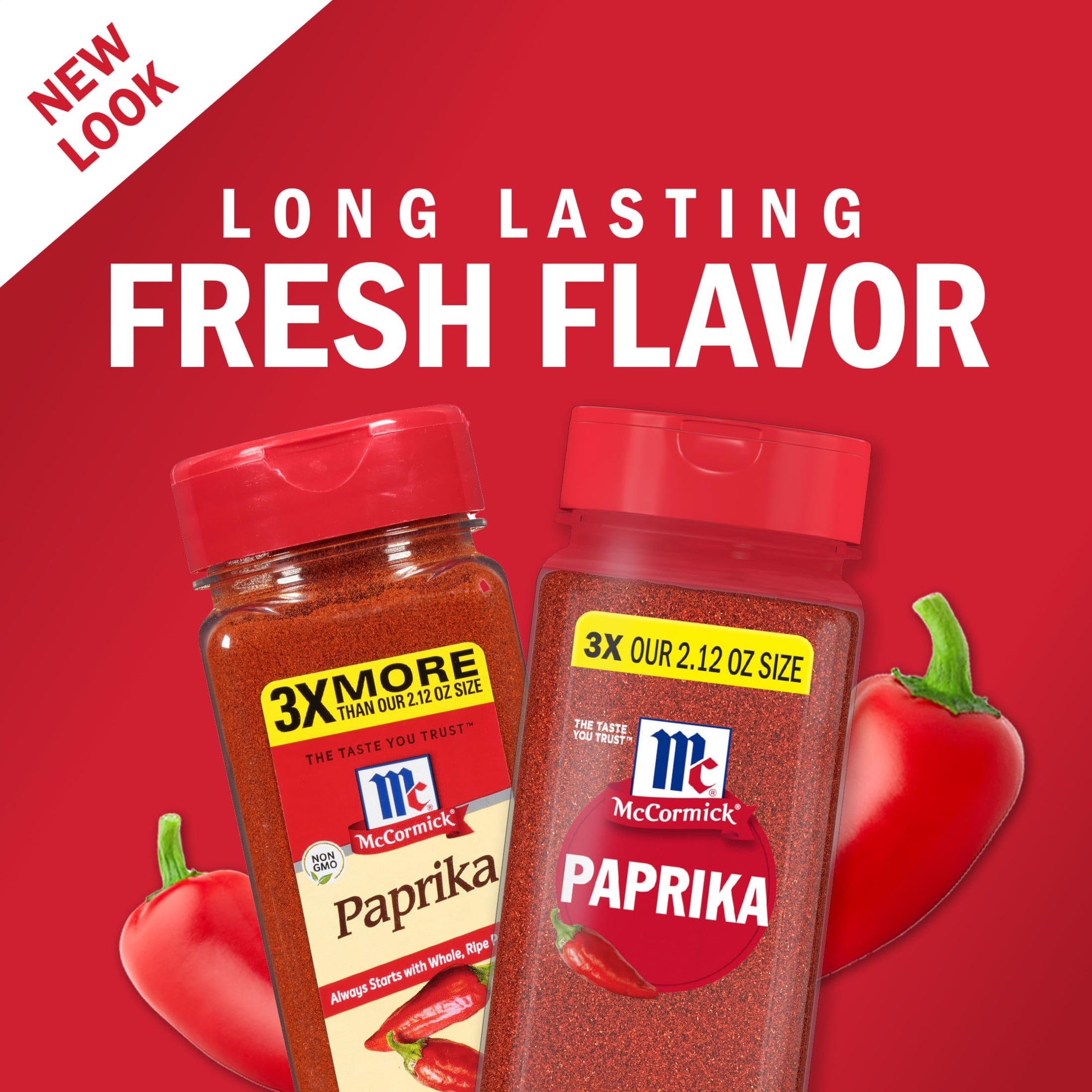 (6 pack) McCormick Kosher Paprika, 6.62 oz Bottle