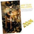 thumbnail image 4 of 16 Inch 2024 Number Foil Balloons Colorful Aluminum Foil Balloon for Festival Christmas Party Home Decor New Year(9Pcs), 4 of 5