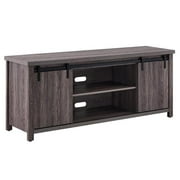 Hudson & Canal TV0844 Deacon Burnished Oak TV Stand - 24 x 58 x 15 in.