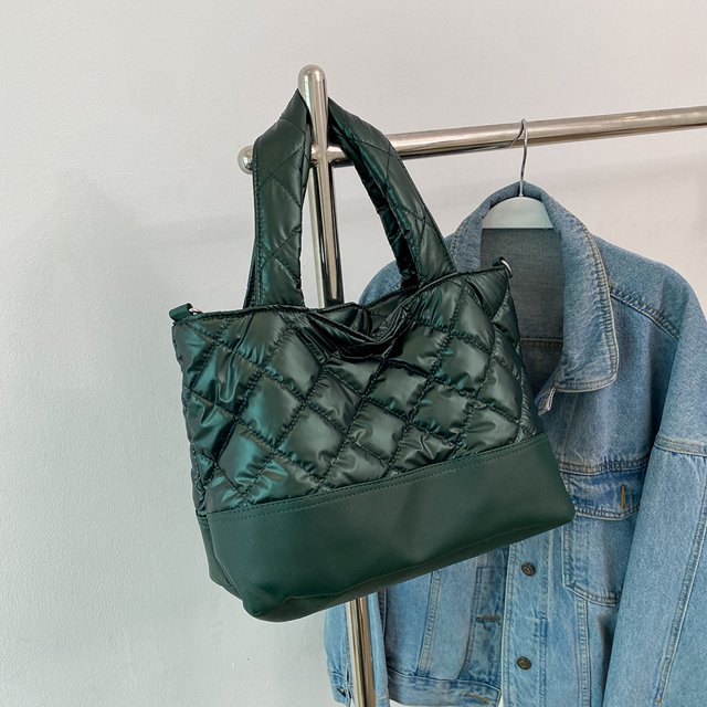 Bolso Bolsa cruzados de moda Otoño Invierno con asa superior acolchado algodón viaje Likrtyny Para Estrenar