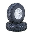 thumbnail image 3 of LIBRA ATV Tire & wheel Set 25x8-12 25x10-12 6-Ply with 4-110 PCD 5+2 Silver Wheels-17035,SET 4, 3 of 4