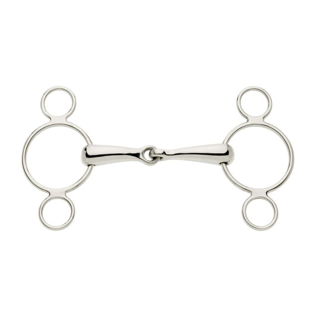 Lorina Single Jointed 2 Ring Continental Horse Gag