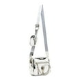 thumbnail image 2 of Madden NYC Women's Camera Crossbody Bag with Pouch, Silver Metallic, 2 of 7