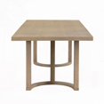thumbnail image 2 of Our elegant U-base dining table that seats 8 and needs assembly|Available dimensions|Soft edges for a modern home update, 2 of 8