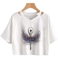 thumbnail image 2 of Ballet Dancer tshirt women summer t shirt girl graphic y2k funny clothes, 2 of 7