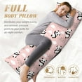 thumbnail image 5 of KLL Ultra Soft Microfiber Body Pillow Cover/Pillowcases 20"x54" with Hidden Zipper Closure-Panda Flying in the Sky, 5 of 8
